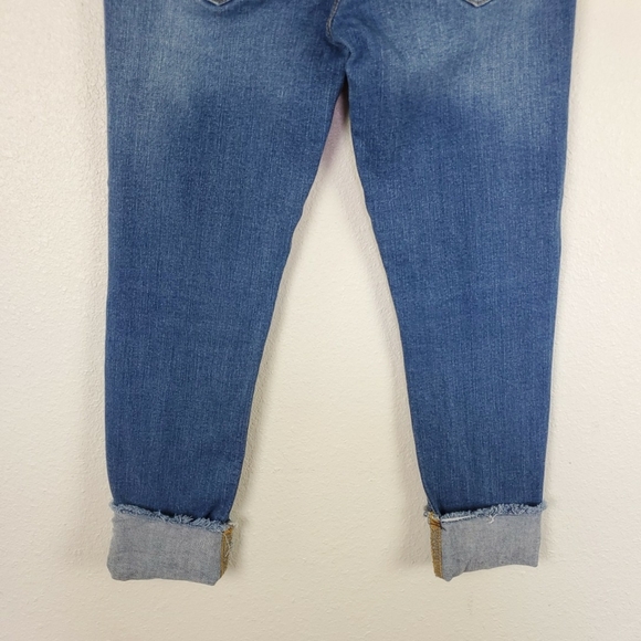 Forever 21 skinny jeans Sz 25 blue Capris - Picture 4 of 6